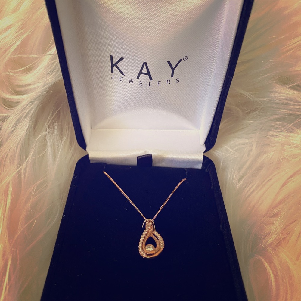 InterWoven 10R Gold Diamond Necklace